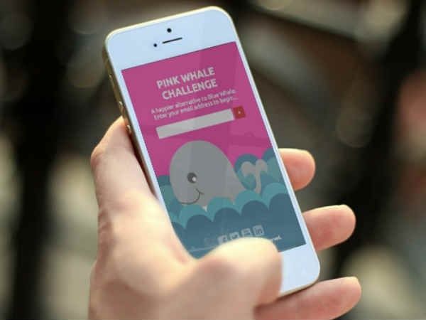 pink whale challenge phone