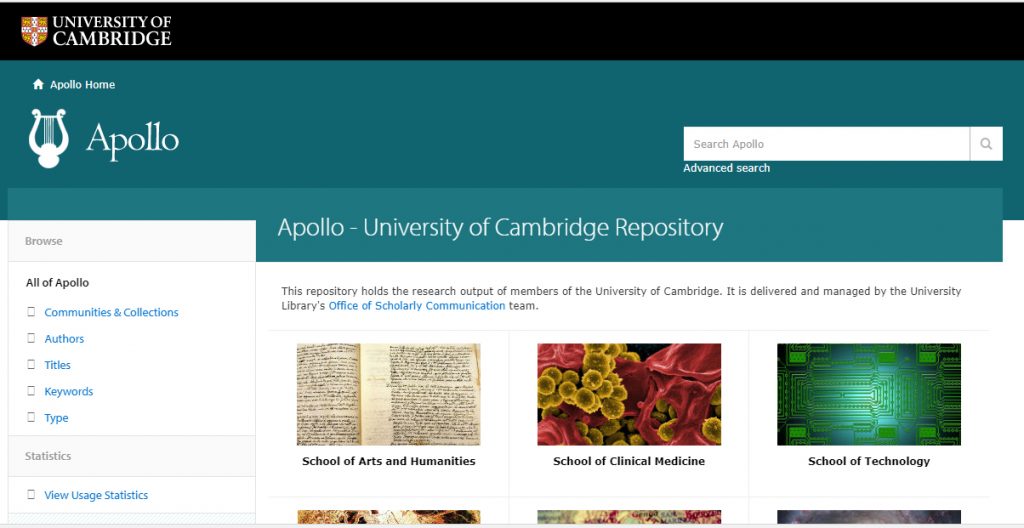 Apollo - University of Cambridge Repository